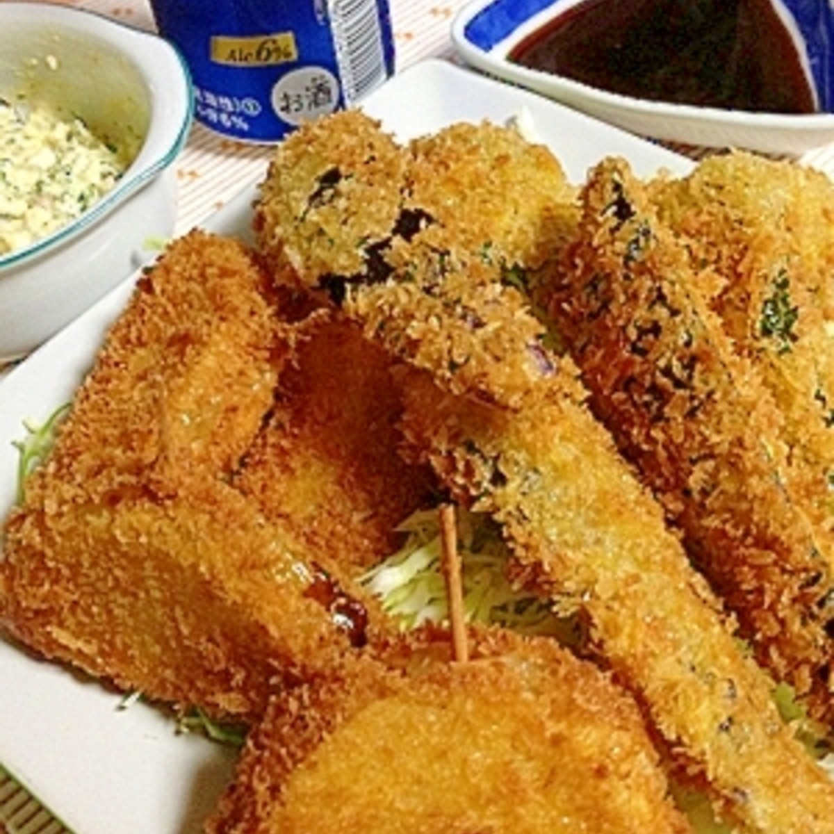 ざくざくいこうよ野菜だもん 衣たっぷりベジフライ レシピ 作り方 By Johnny Bean 楽天レシピ